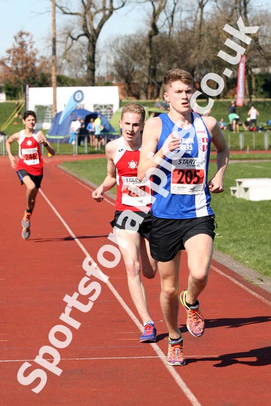Boys Under-15s 5k Road Race, Stanley Park, Blackpool. Photo: David T. Hewitson/Sports for All Pics